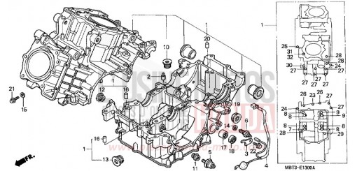 CARTER MOTEUR XL1000VX de 1999